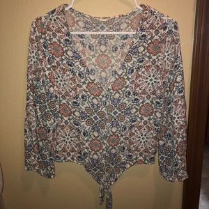 Aeropostale floral blouse